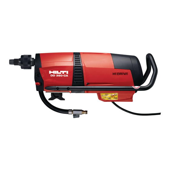 Hilti DD 350 Bedienungsanleitung