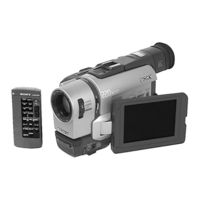 Sony Handycam Vision CCD-TRV99E Bedienungsanleitung