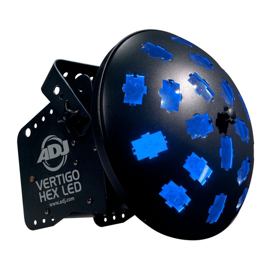 ADJ VERTIGO HEX LED Bedienungsanleitung