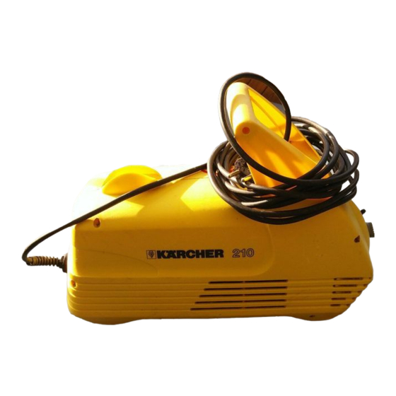 Kärcher 210 plus Bedienungsanleitung