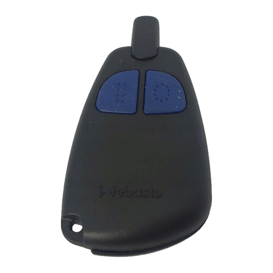 Webasto Thermo Top C Bedienungsanleitung