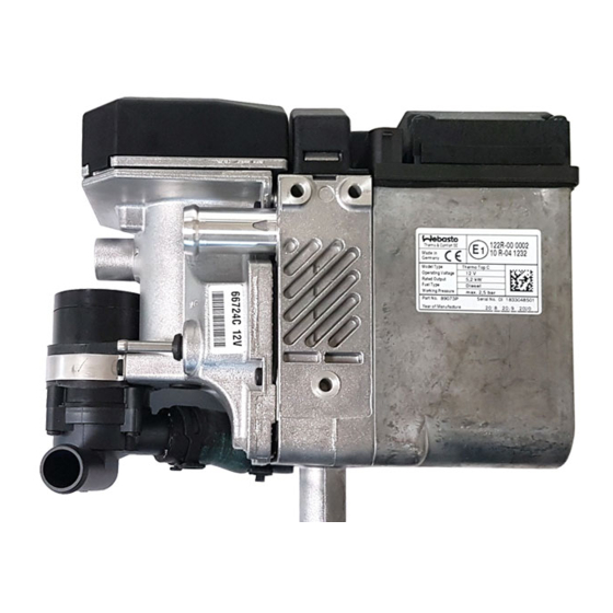 Webasto Thermo Top C Einbauanleitung
