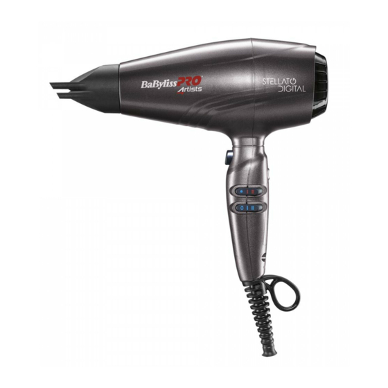 BaByliss PRO 4rtists STELLATODIGITAL Bedienungsanleitung