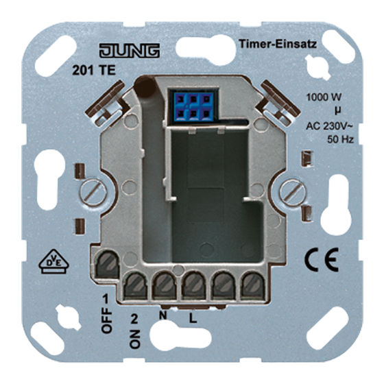 Jung 201 TE Bedienungsanleitung