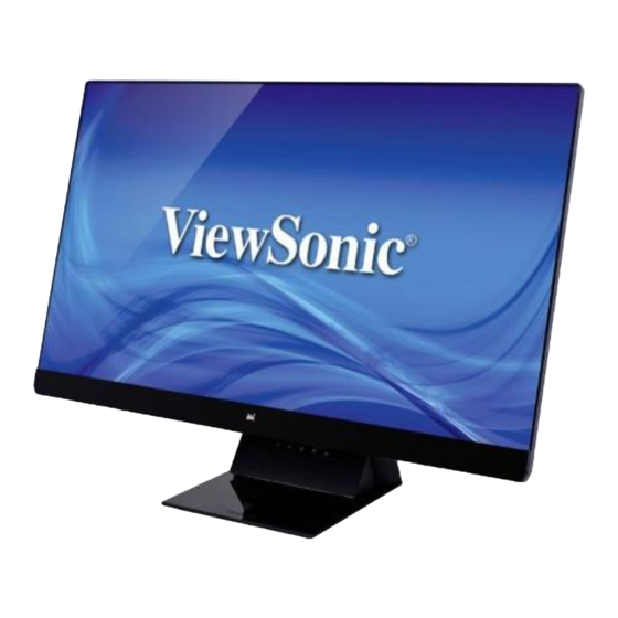 ViewSonic VX2770Sml-LED Bedienungsanleitung