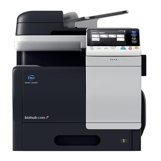 Konica Minolta bizhub C3350 Bedienungsanleitung