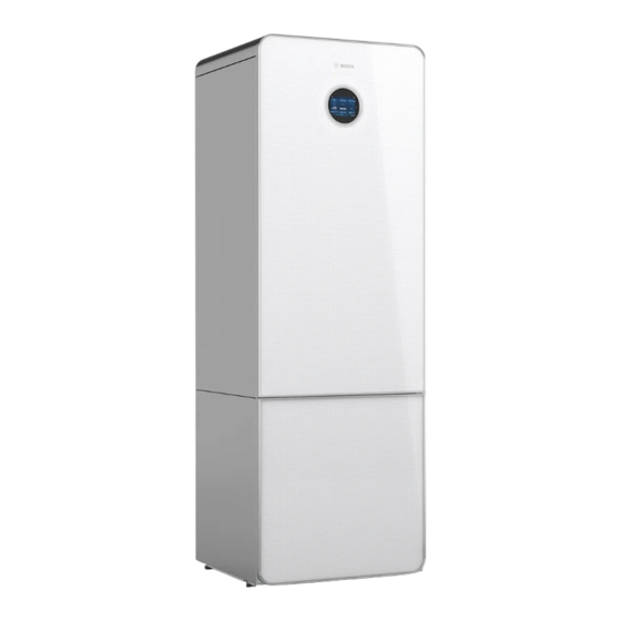 Bosch Compress 7800i LW Installationsanleitung