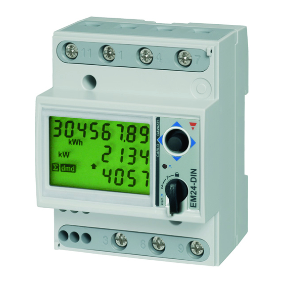 CARLO GAVAZZI EM24 E1 Betriebsanleitung