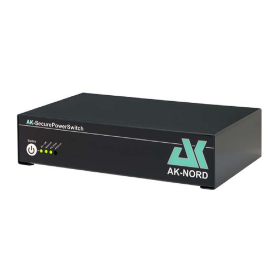 AK-Nord SecurePowerSwitch Handbuch