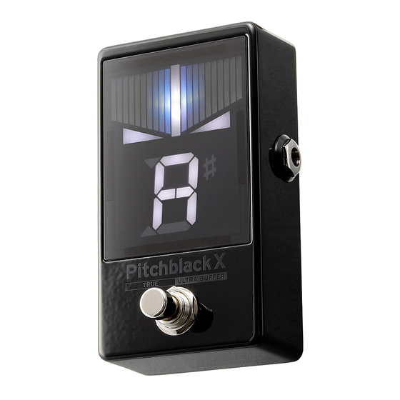 Korg Pitchblack X Bedienungsanleitung