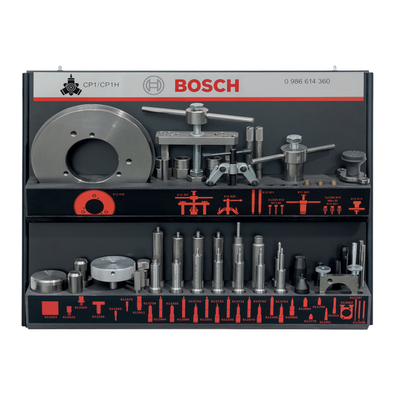 Bosch CP1 Produktbeschreibung