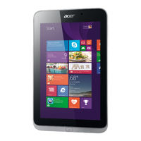 Acer Iconia W4 Kurzanleitung