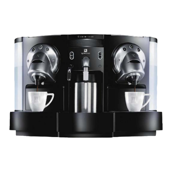 Nespresso Gemini CS 220 Handbuch