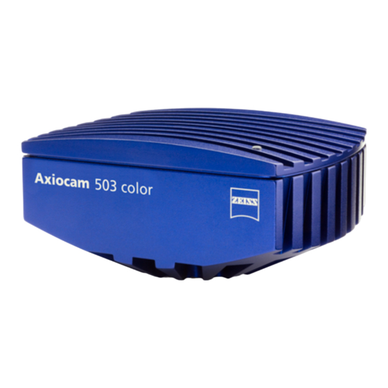 Zeiss Axiocam 503 color Handbuch