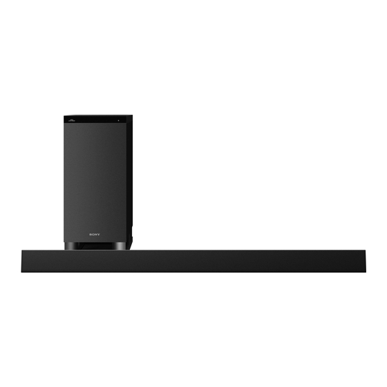 Sony HT-CT350 Bedienungsanleitung