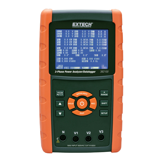 Extech Instruments 382100 Benutzerhandbuch