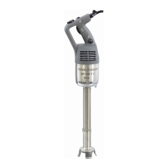 Robot Coupe MP 350 Ultra Handbuch