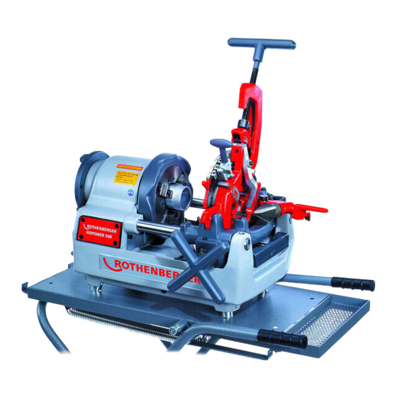 Rothenberger ROPOWER 50 R Bedienungsanleitung