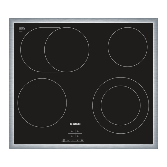 Bosch PKN645D17 Kurzanleitung