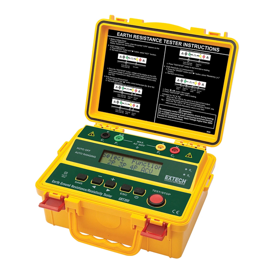 Extech Instruments GRT350 Bedienungsanleitung