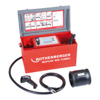 Rothenberger ROWELD ROFUSE Turbo Bedienungsanleitung