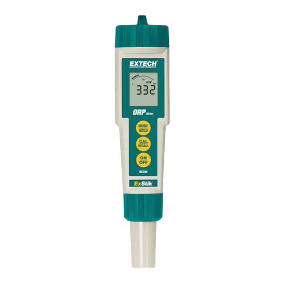 Extech Instruments ExStik RE300 Bedienungsanleitung