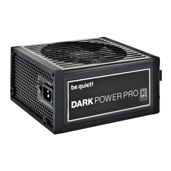BE QUIET! DARK POWER PRO 10 BQT P10-1200W Bedienungsanleitung