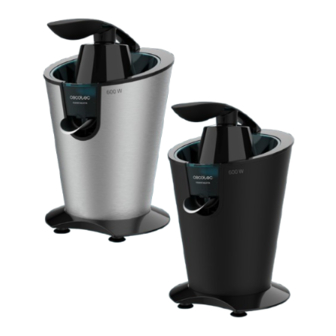 cecotec ESSENTIALVITA POWERFRESH 1000 INOX Bedienungsanleitung