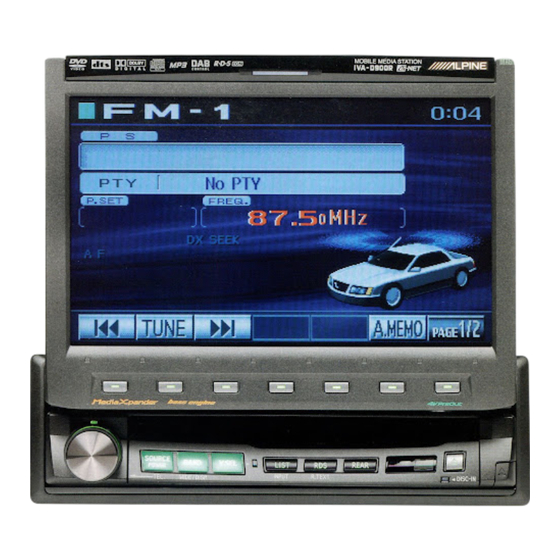 Alpine IVA-D900R Bedienungsanleitung