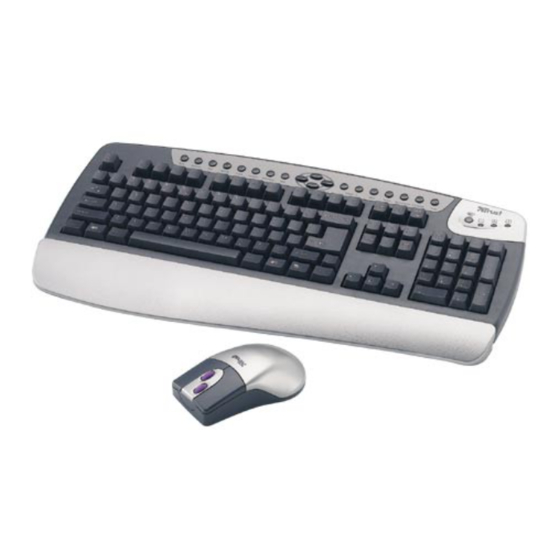 Trust 270KD SILVERLINE KEYBOARD & WIRELESS MOUSE Anleitung