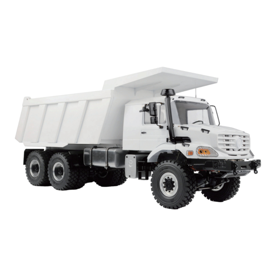 RC4WD 1/14 6x6 Sledge Hammer Heavy Haul Off-Road Hydraulic RTR Dump Truck Schnellstartanleitung