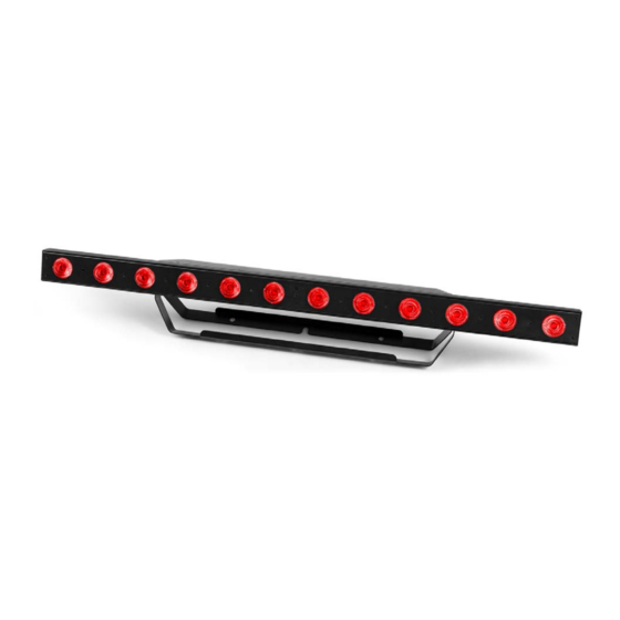 Beamz professional LCB145 LED BAR 12x8W Handbücher