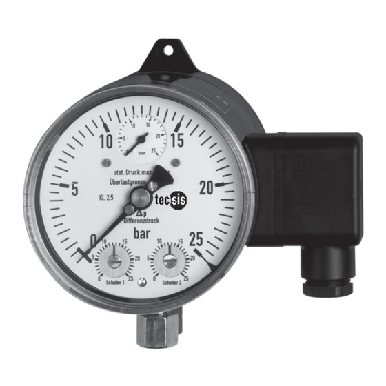 Tecsis Reihe P2590 Betriebsanleitung