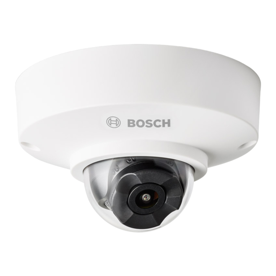 Bosch FLEXIDOME micro 3100i Betriebsanleitung