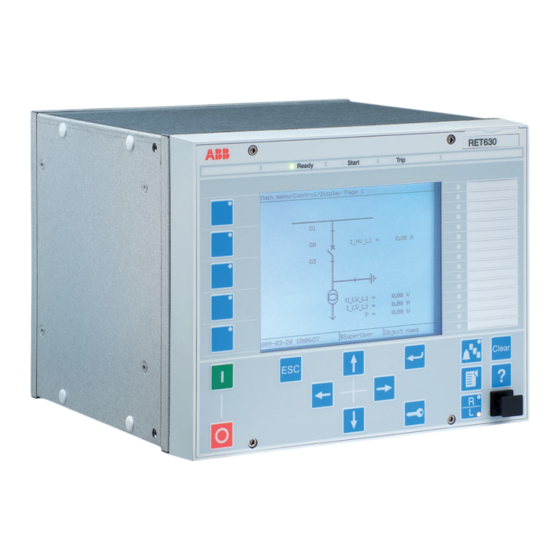 ABB Relion 630 Serie Produktdatenblatt