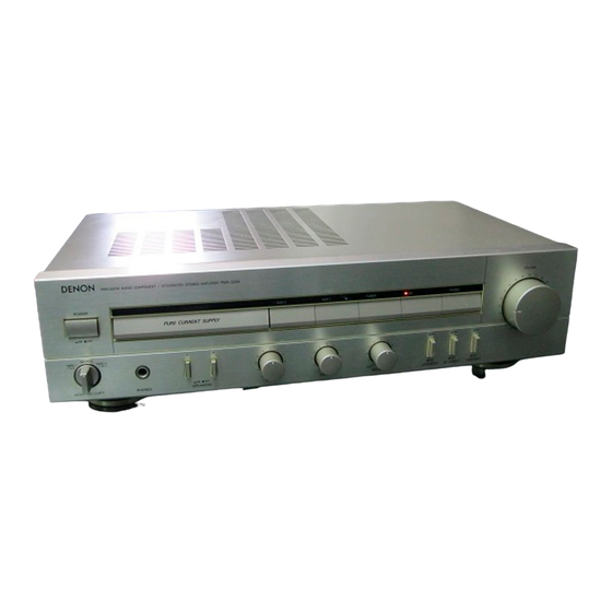 Denon PMA-320A Bedienungsanleitung