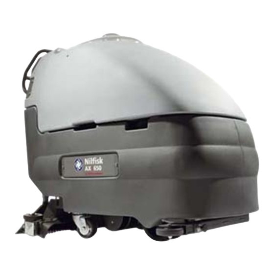 Nilfisk-Advance AquaMAX AX 650 Bedienungsanleitung