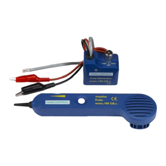PANCONTROL PAN 180 CB-A+G Bedienungsanleitung