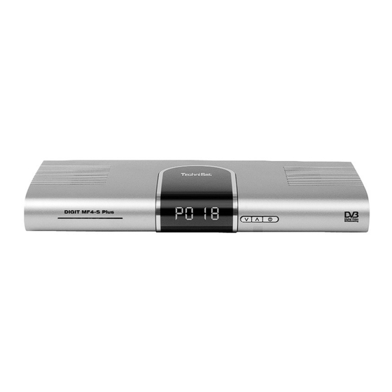 TechniSat DIGIT MF4-S Plus Bedienungsanleitung