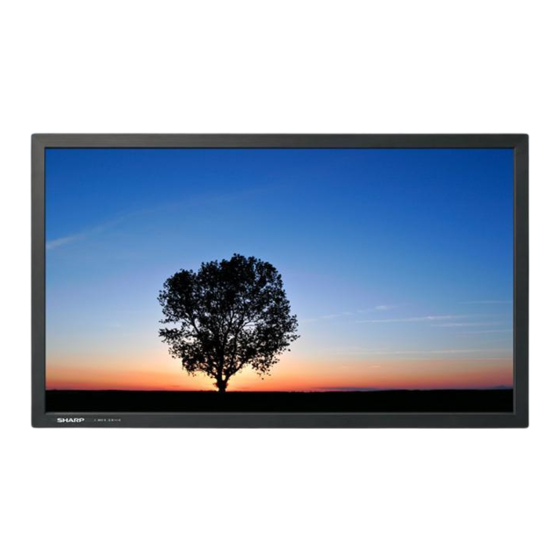 Sharp PN-Y325 Installationsanleitung