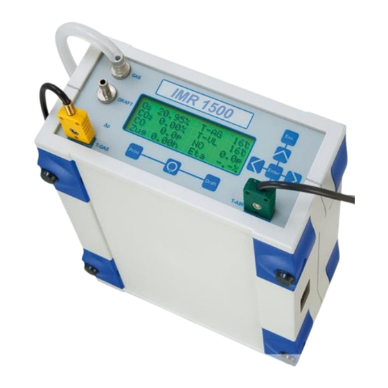 Gentics IMR1500 Betriebsanleitung