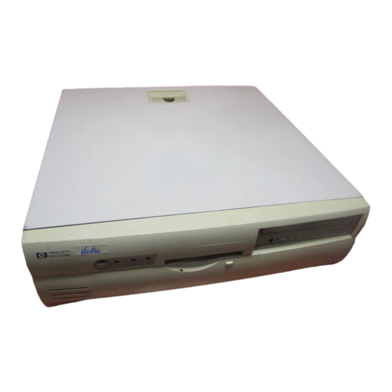 HP Vectra VL600 Benutzerhandbuch