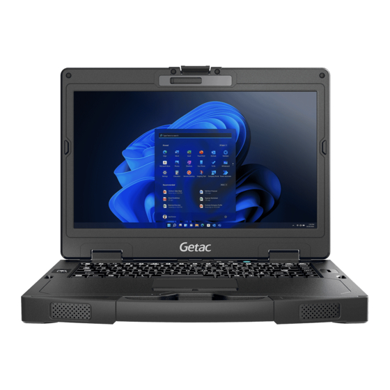 Getac S410 Benutzerhandbuch