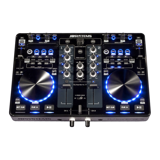 JB Systems DJ-kontrol 3 Bedienungsanleitung