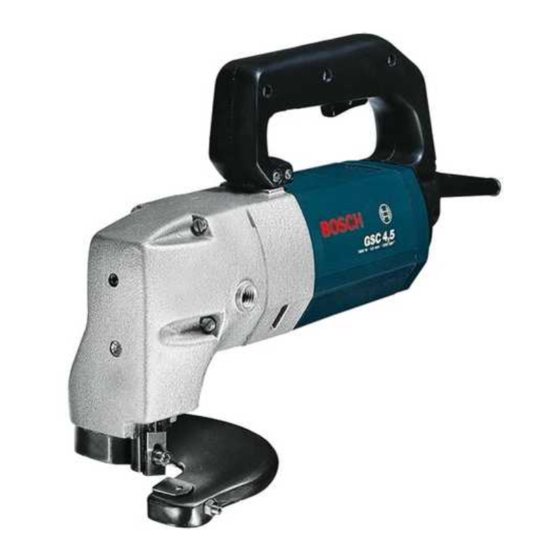 Bosch GSC 4,5 Bedienungsanleitung