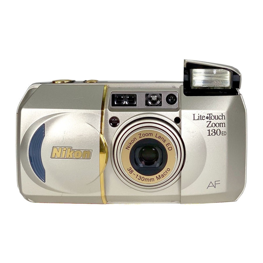 Nikon Lite Touch Zoom 130ED Bedienungsanleitung