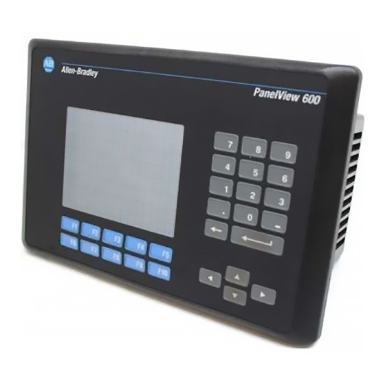 AB Quality PanelView 600 Installationsanleitung