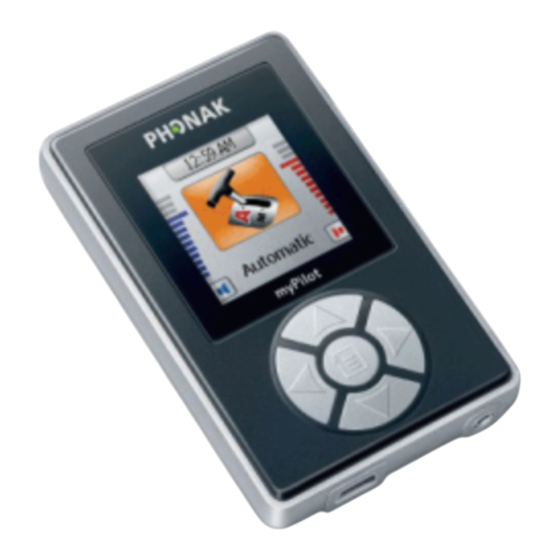 Phonak myPilot Gebrauchsanweisung