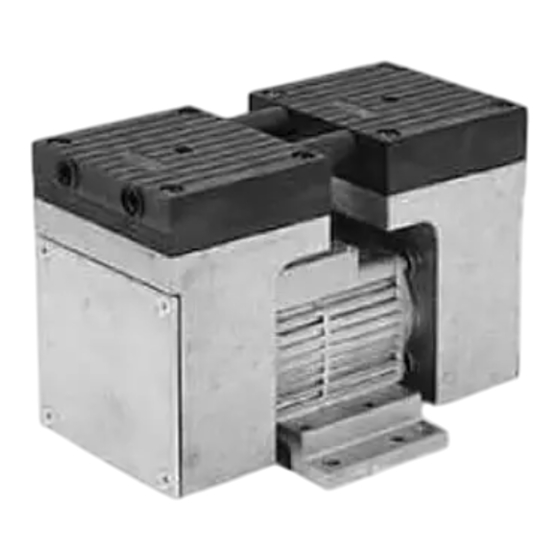KNF N 838 DC-B Serie Original - Betriebs- Und Montageanleitung