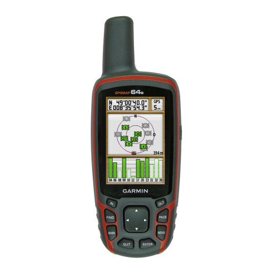 Garmin GPSMAP 62 Handbuch